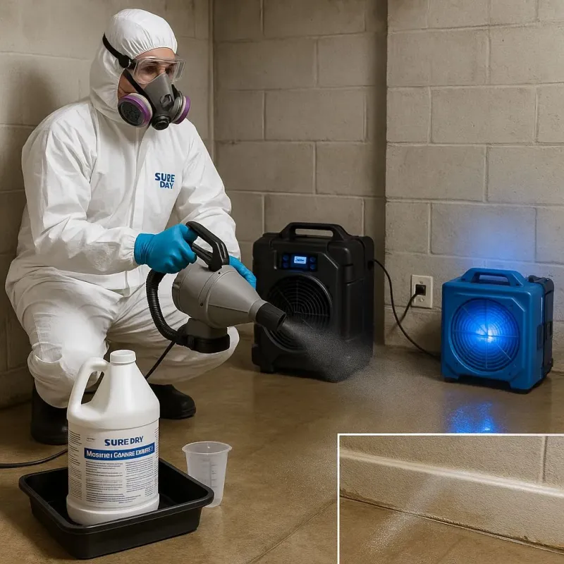 Sanitization and Odor Removal process in Salisbury, NC